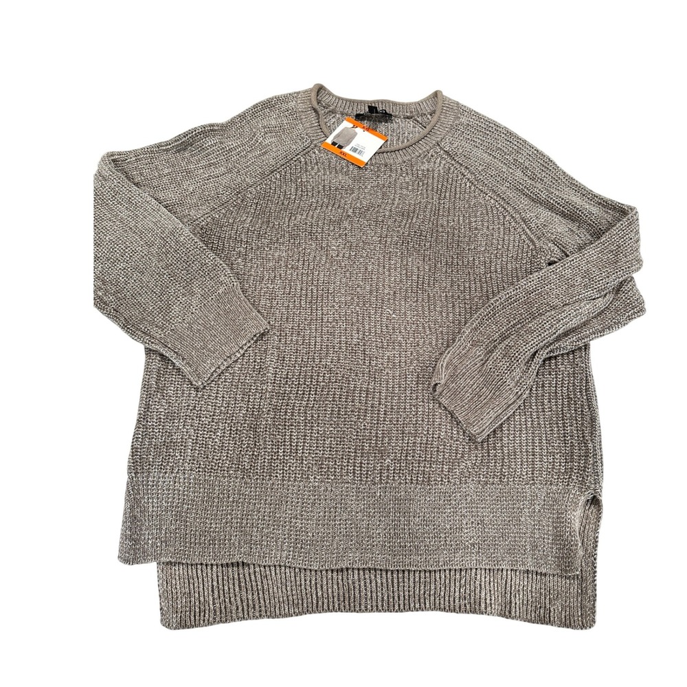 Ellen Tracy XXL Oatmeal Marl Knit Sweater‎ Raglan Sleeve Pullover Top